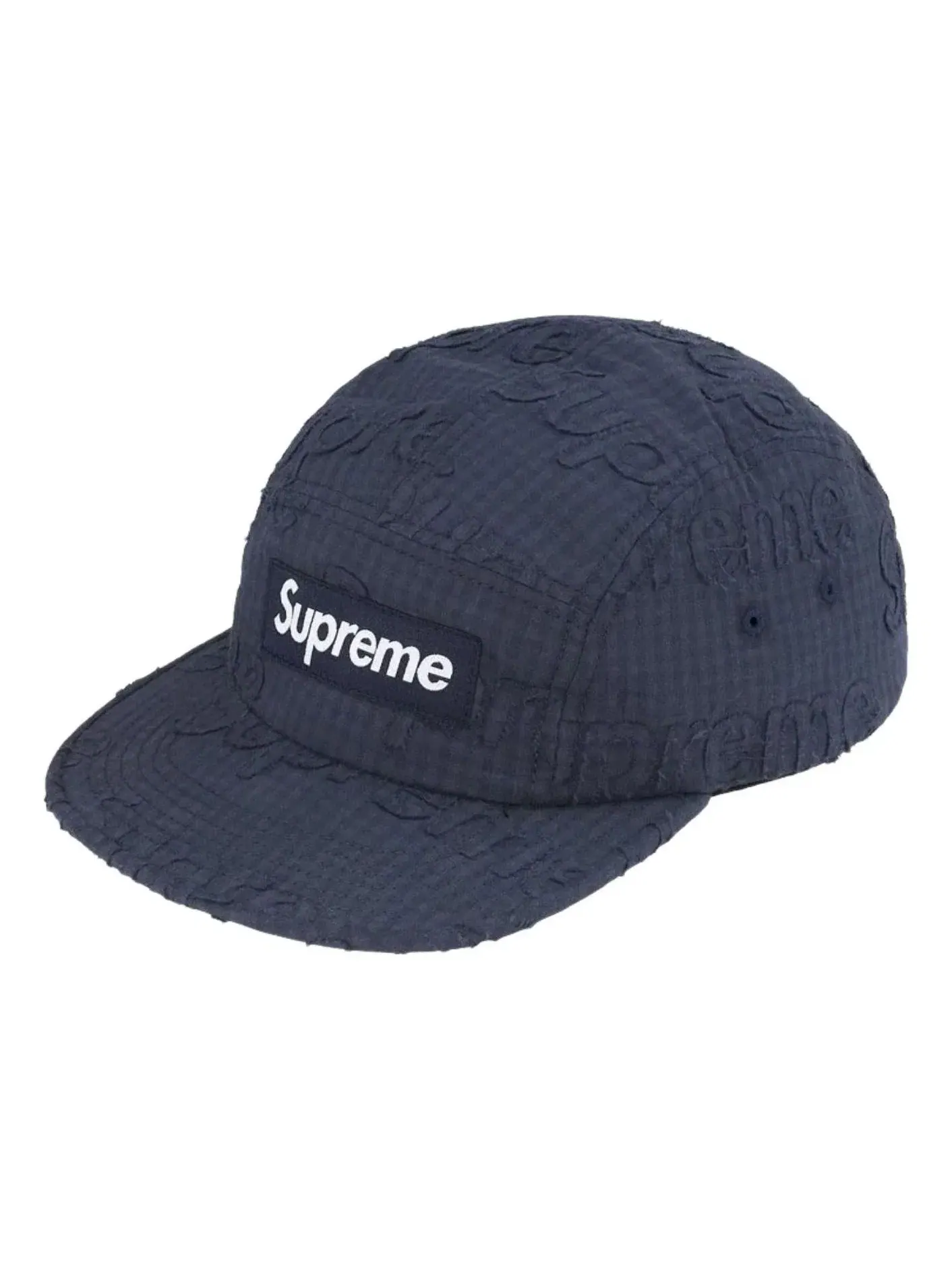 Мужская кепка с монограммой Gingham Camp Cap Supreme — изображение 1 из 2, темно-синий