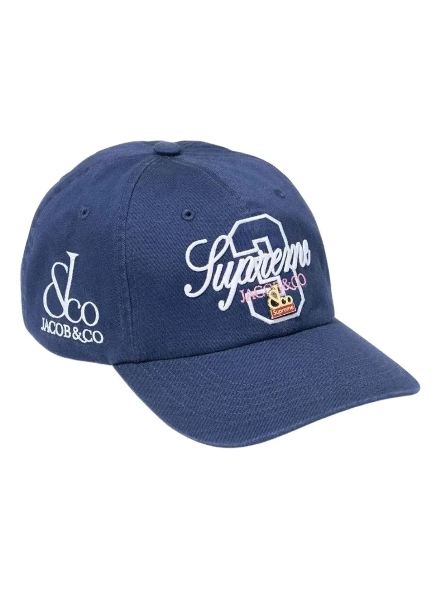 Мужская кепка с принтом Supreme x La Martina SS26 6-Panel — изображение 1 из 1, темно-синий