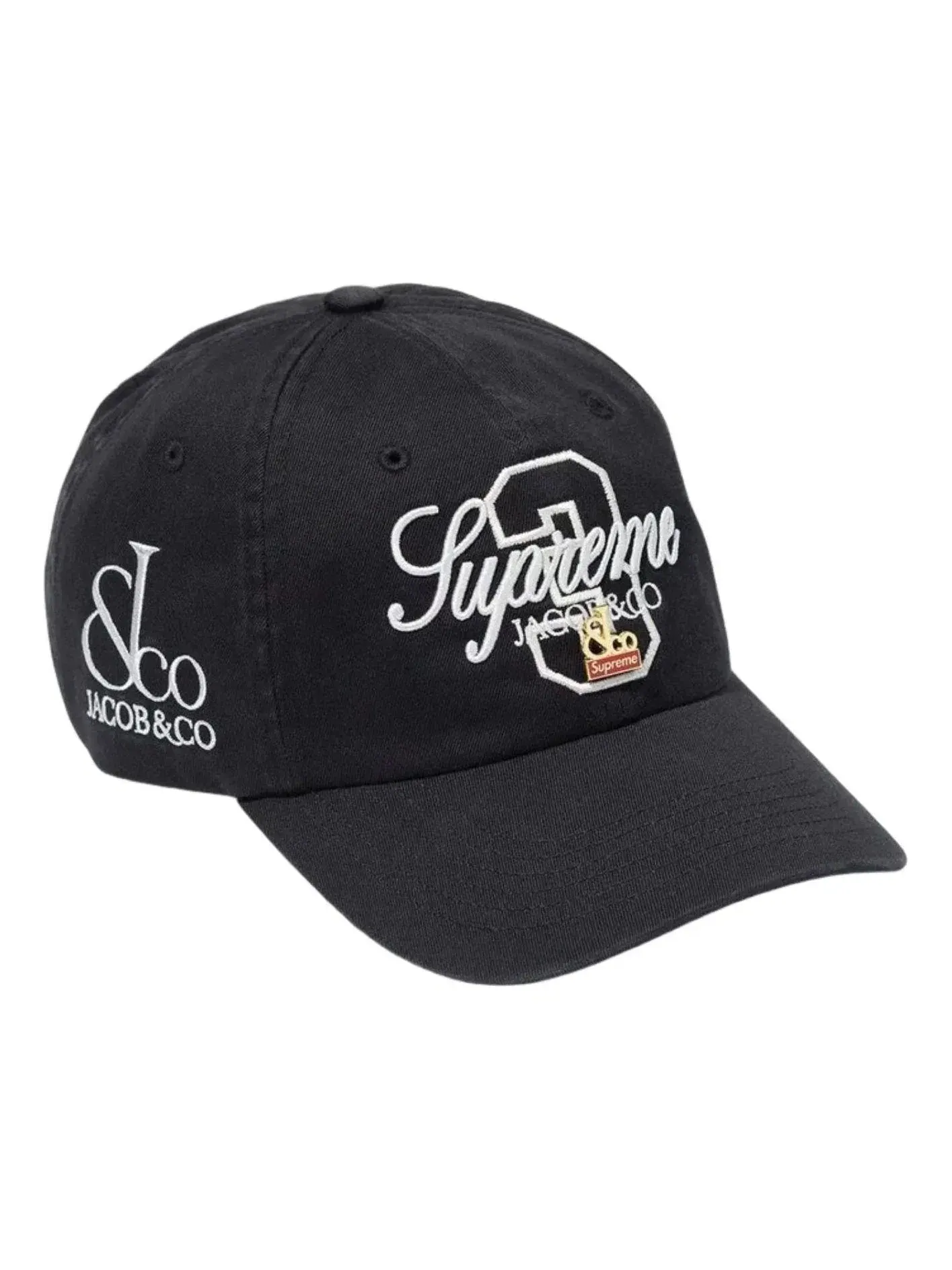 Мужская кепка 6-панельная Supreme x La Martina SS26 — изображение 1 из 2, черный