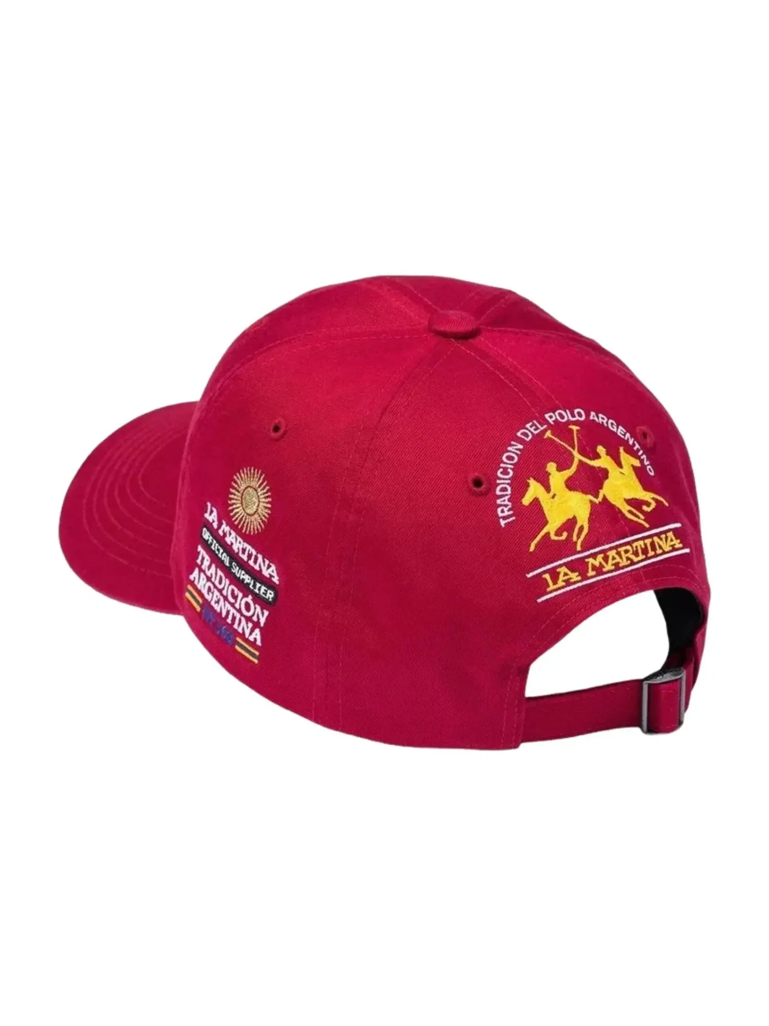 Мужская кепка с принтом Supreme x La Martina SS26 6-Panel — изображение 2 из 2, красный