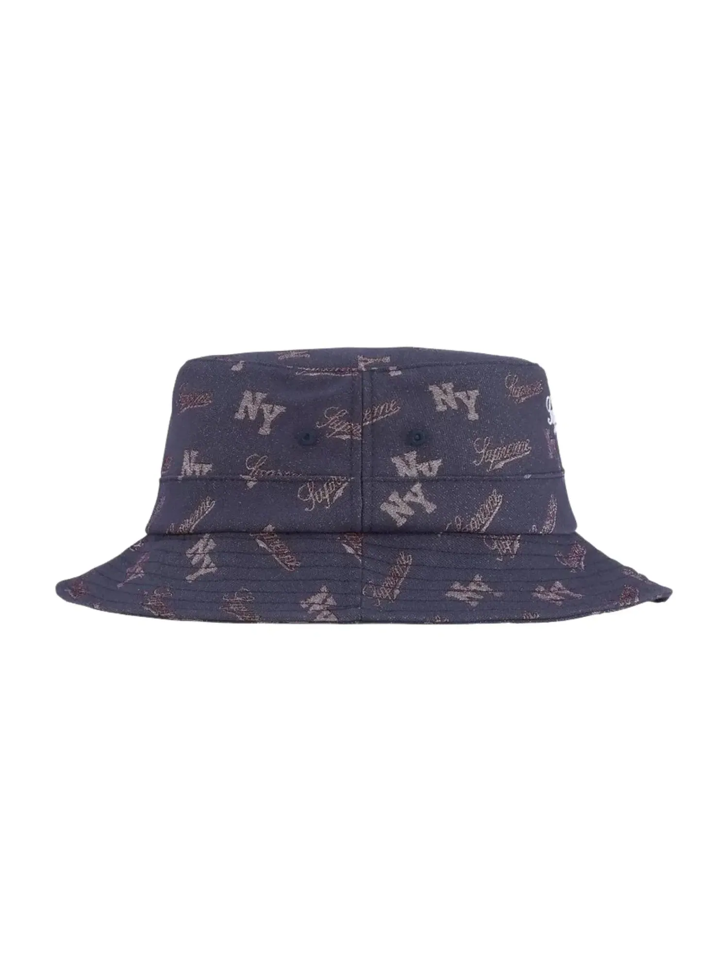 Мужская кепка с монограммой Supreme SS26 Monogram Crusher — изображение 2 из 2, темно-синий