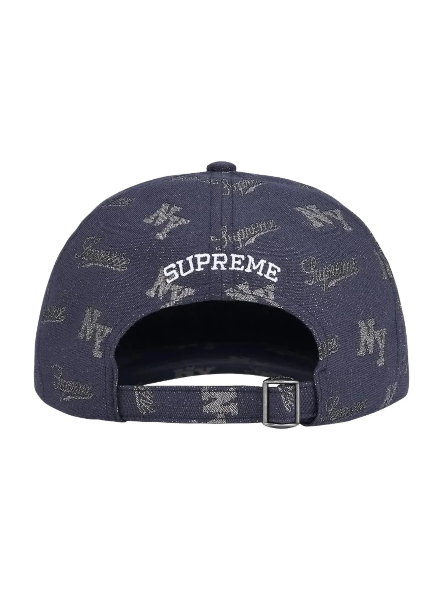 Мужская кепка Supreme SS26 Monogram 6-Panel — изображение 2 из 2, темно-синий