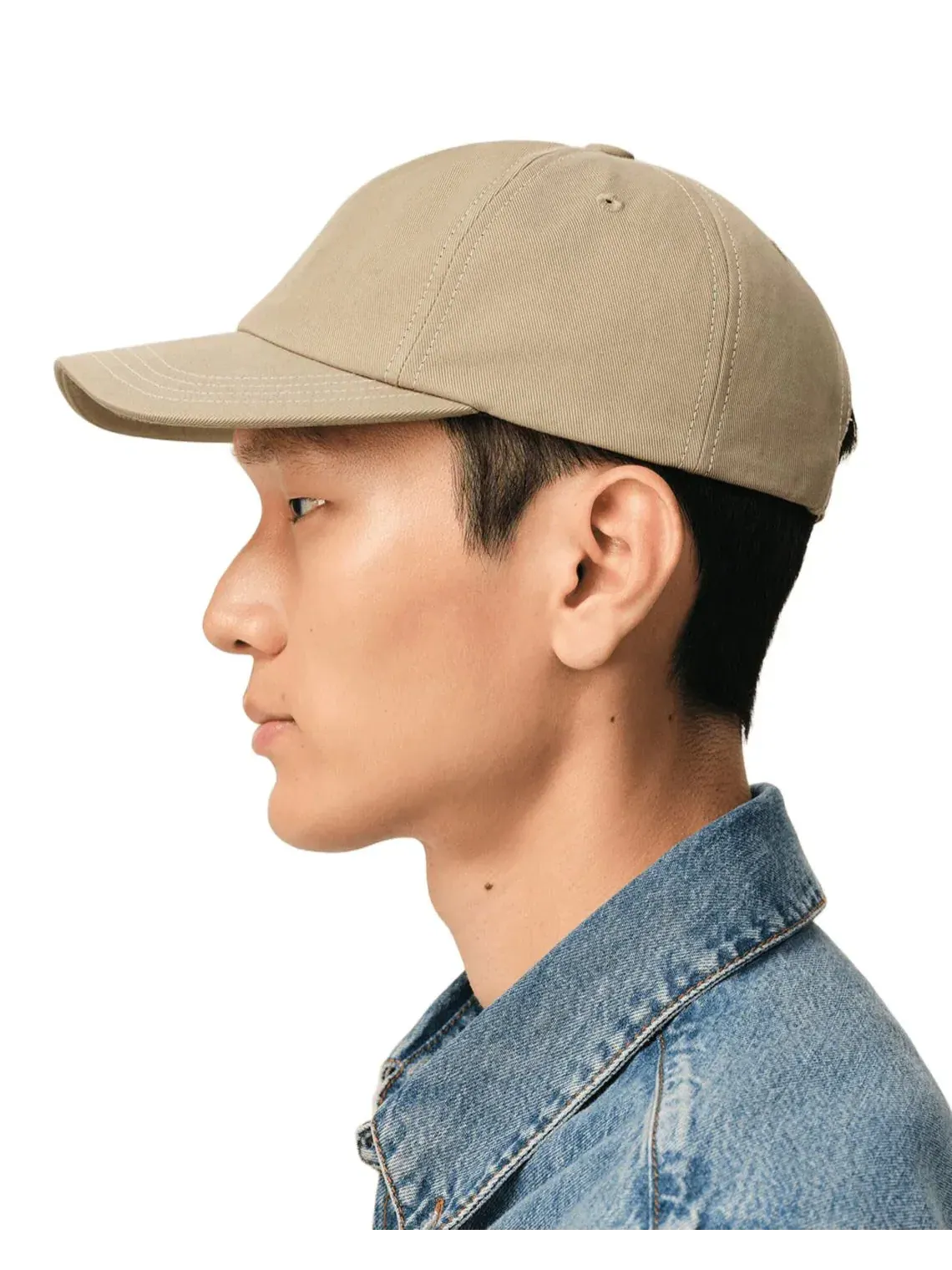 Кепка AMI SS26 Cotton Back Ami De Coeur 'Beige' UCP279-AW0041-A036 — изображение 5 из 6, бежевый