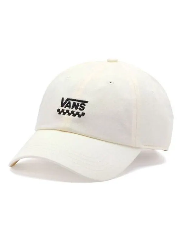 Бейсболка court side hat 'white black' Vans — изображение 1 из 2, белый/черный
