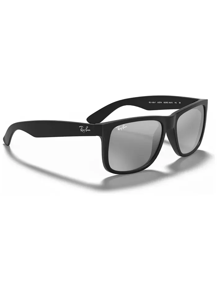 Унисекс солнцезащитные очки с низкой перемычкой, RB4165F JUSTIN COLOR MIX Ray-Ban — изображение 2 из 7, черный