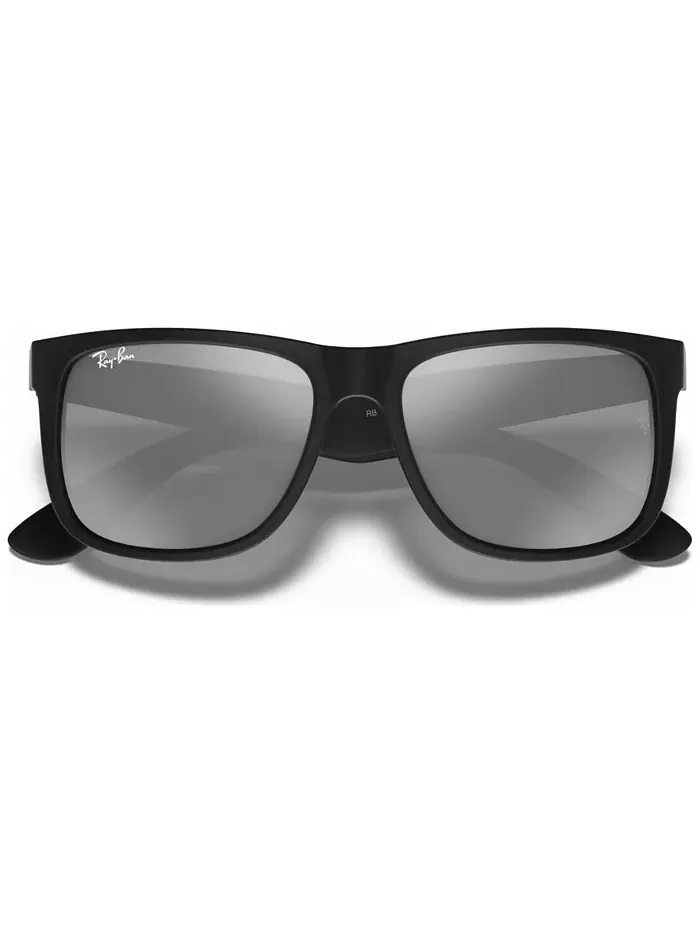 Унисекс солнцезащитные очки с низкой перемычкой, RB4165F JUSTIN COLOR MIX Ray-Ban — изображение 4 из 7, черный