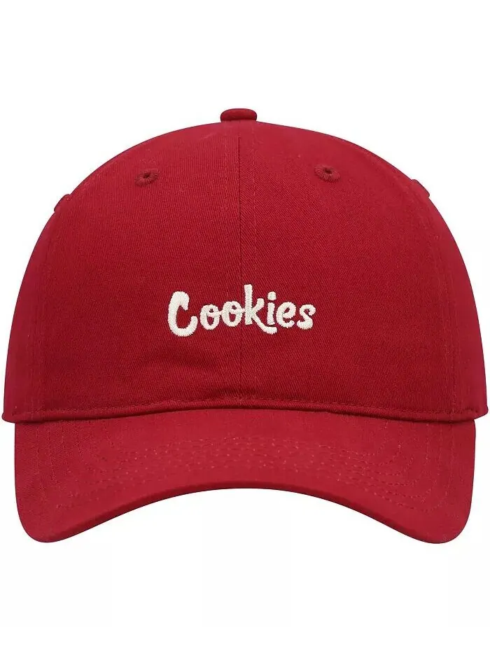 Мужская регулируемая шляпа Original Dad бордового цвета Cookies — изображение 3 из 4, бордовый