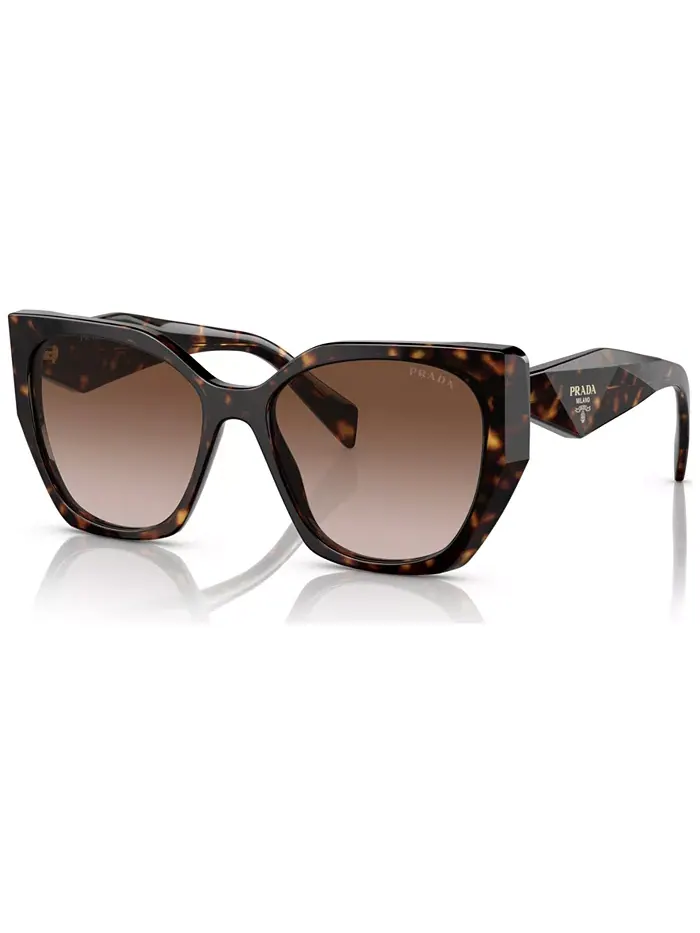 Солнцезащитные очки женские Symbole Round, PR 19ZS PRADA — изображение 1 из 6, коричневый