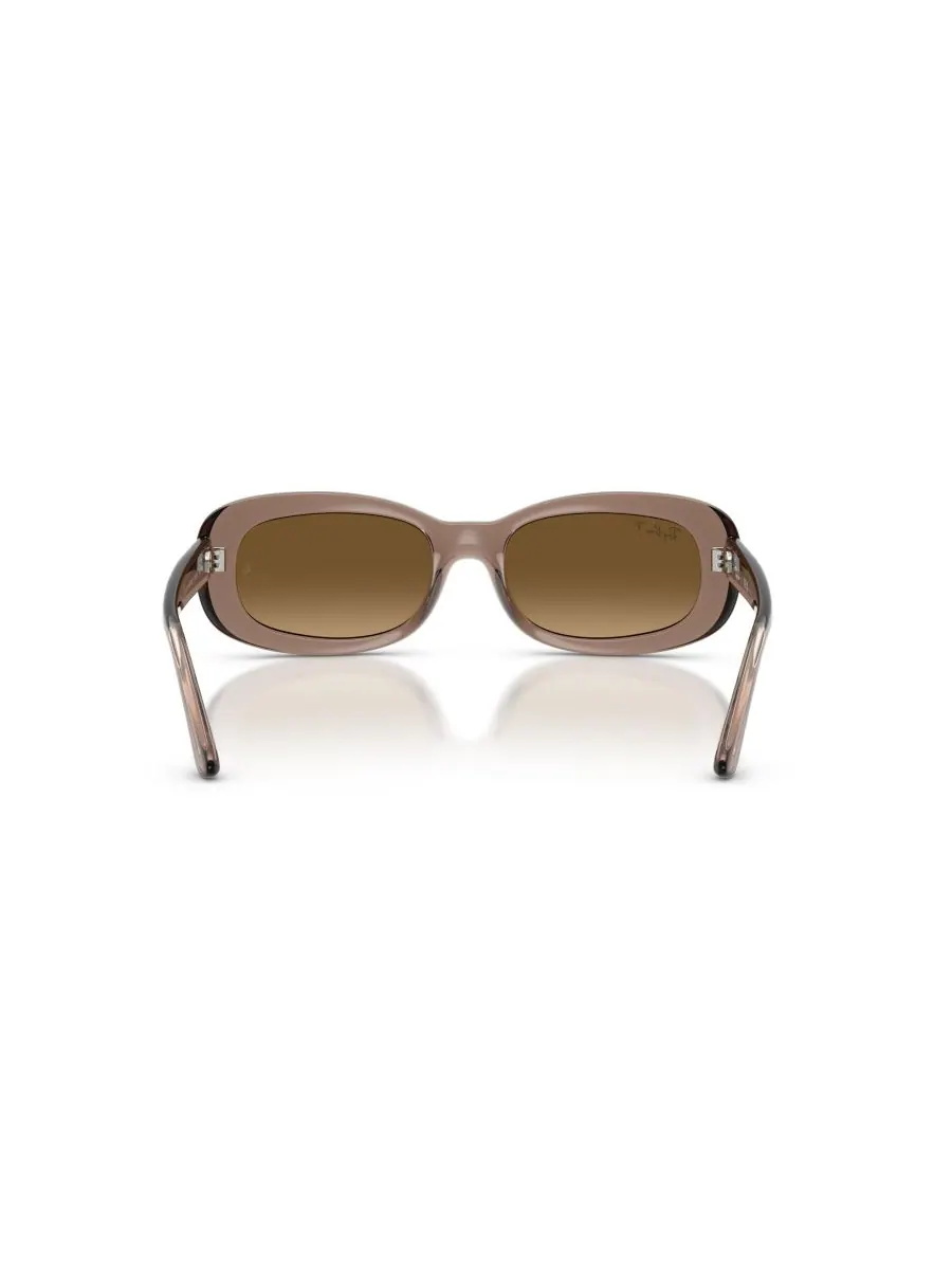 Женские поляризованные солнцезащитные очки, RB2221 Ray-Ban — изображение 5 из 6, прозрачный бежевый
