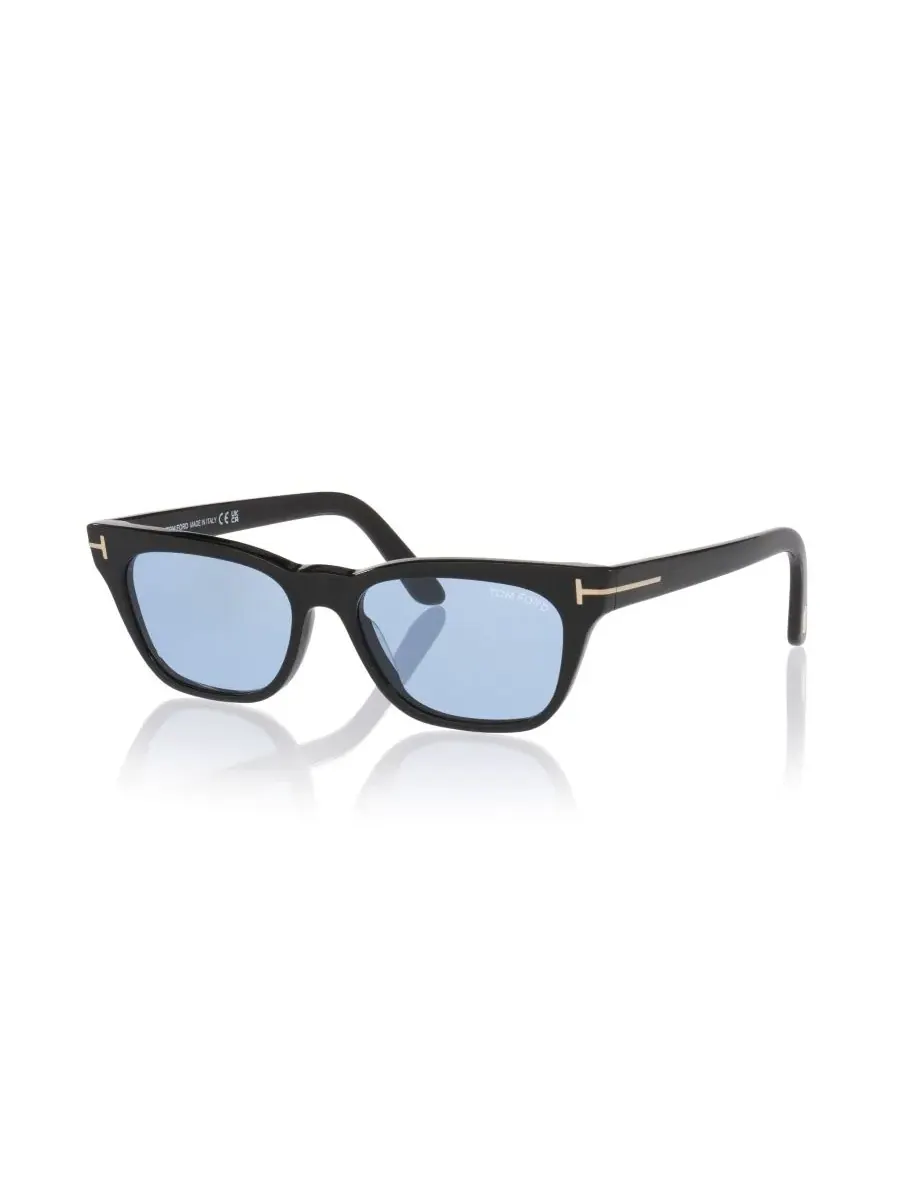 Солнцезащитные очки Penn-02 прямоугольной формы, унисекс, TR002274 Tom Ford — изображение 1 из 6, черный