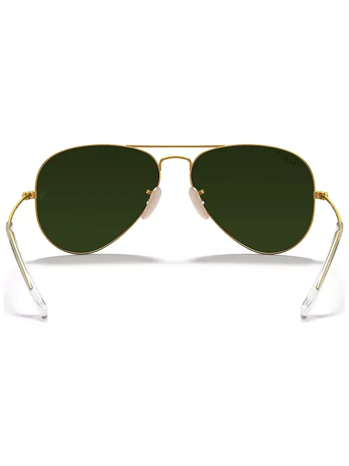Поляризационные солнцезащитные очки, RB3025 AVIATOR MIRROR Ray-Ban — изображение 5 из 9, синий