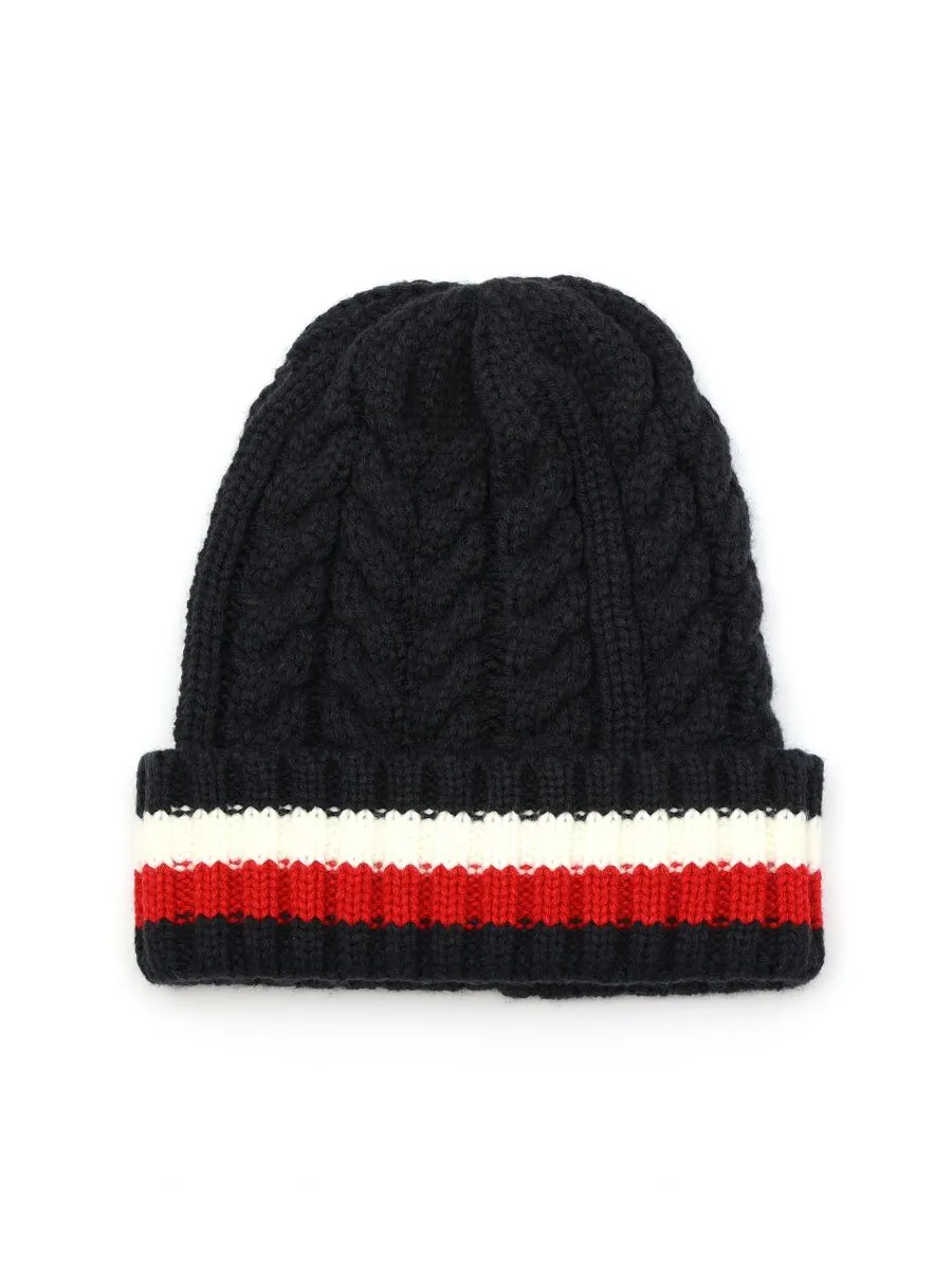 Мужская шапка Cable Global Cuff Beanie Tommy Hilfiger