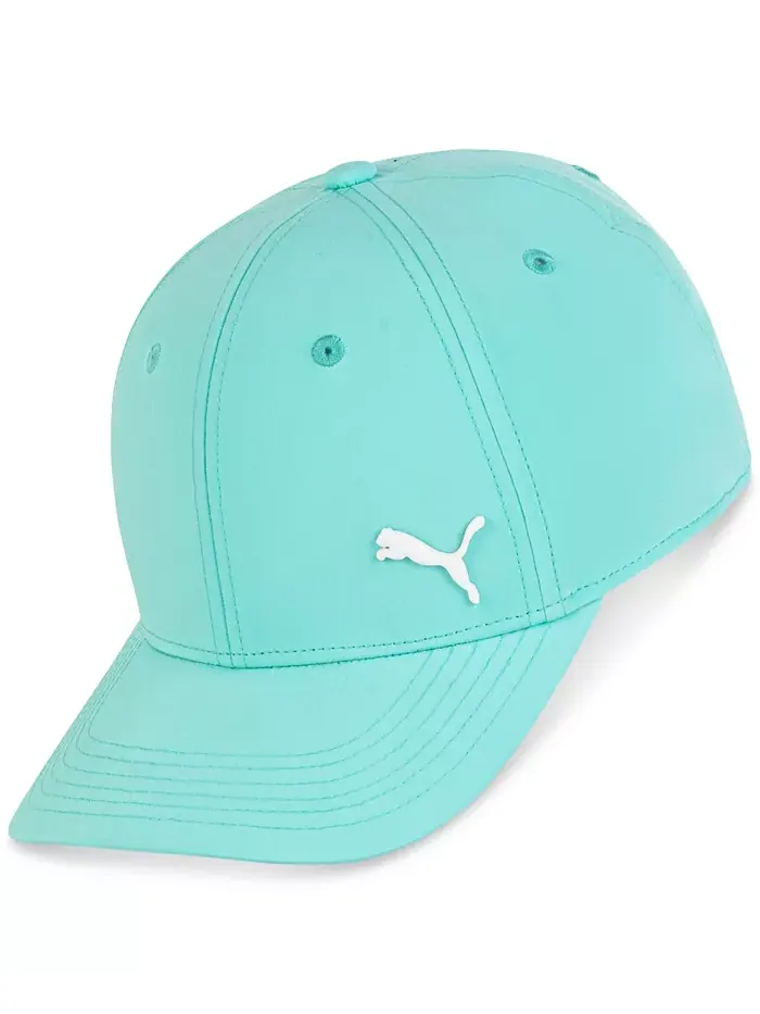 Мужская кепка Alloy сплошного цвета с логотипом кота Stretch Fit Puma — изображение 2 из 3, синий