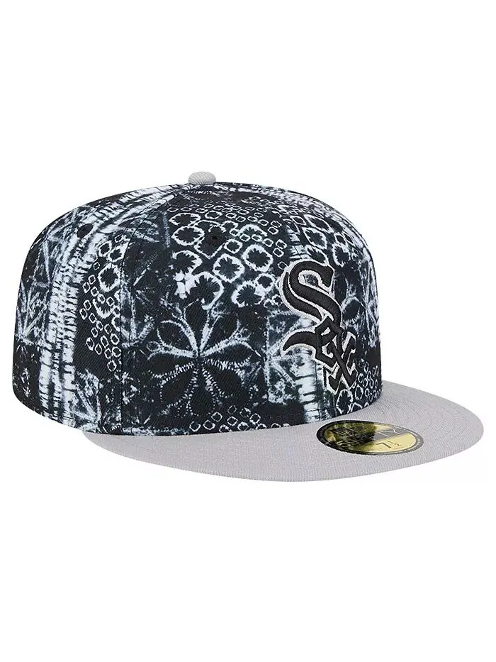 Мужская черная бейсболка Chicago White Sox Sands 59FIFTY Fitted Hat New Era