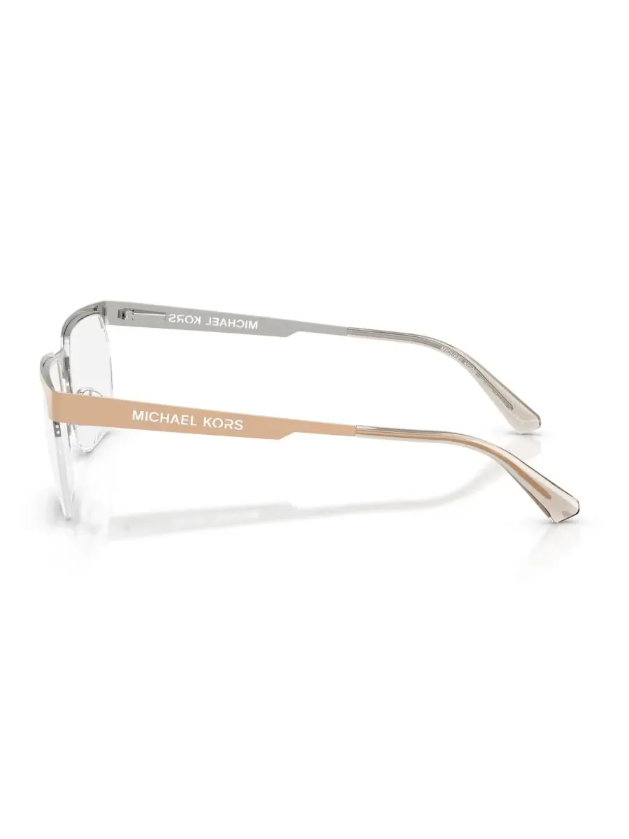 Мужские прямоугольные очки, MK3106 Michael Kors, золото matte — изображение 3 из 5, золотистый