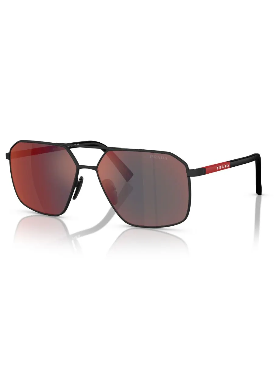 Мужские солнцезащитные очки PS A50S PRADA LINEA ROSSA — изображение 1 из 6, черный