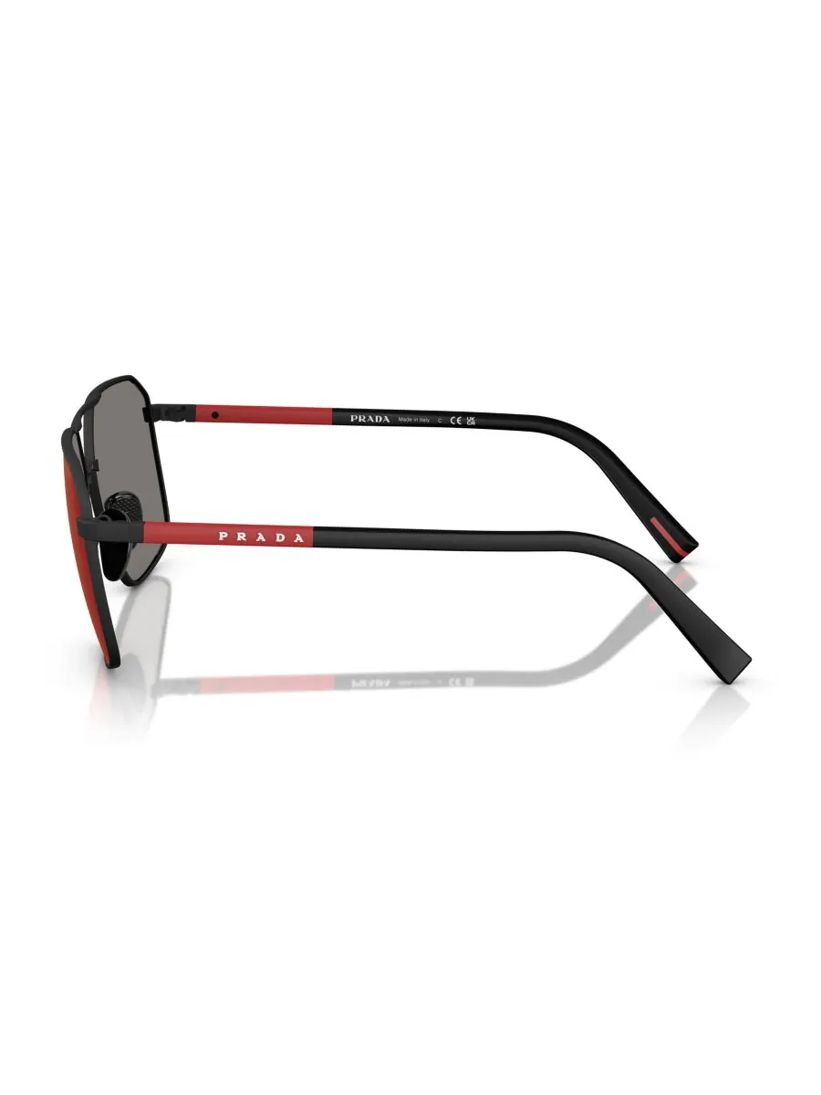 Мужские солнцезащитные очки PS A50S PRADA LINEA ROSSA — изображение 5 из 6, черный