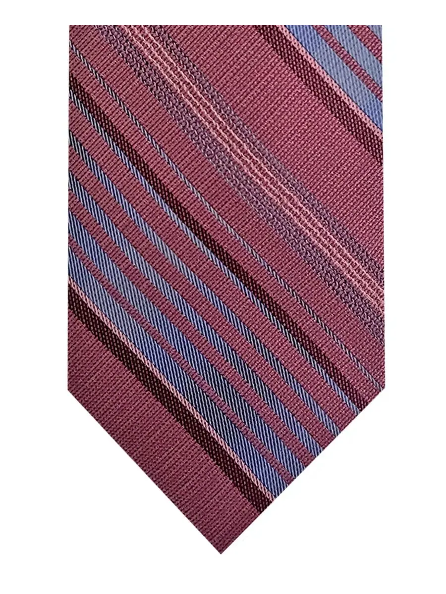 Мужской галстук в многополосную расцветку Van Heusen — изображение 3 из 4, розовый