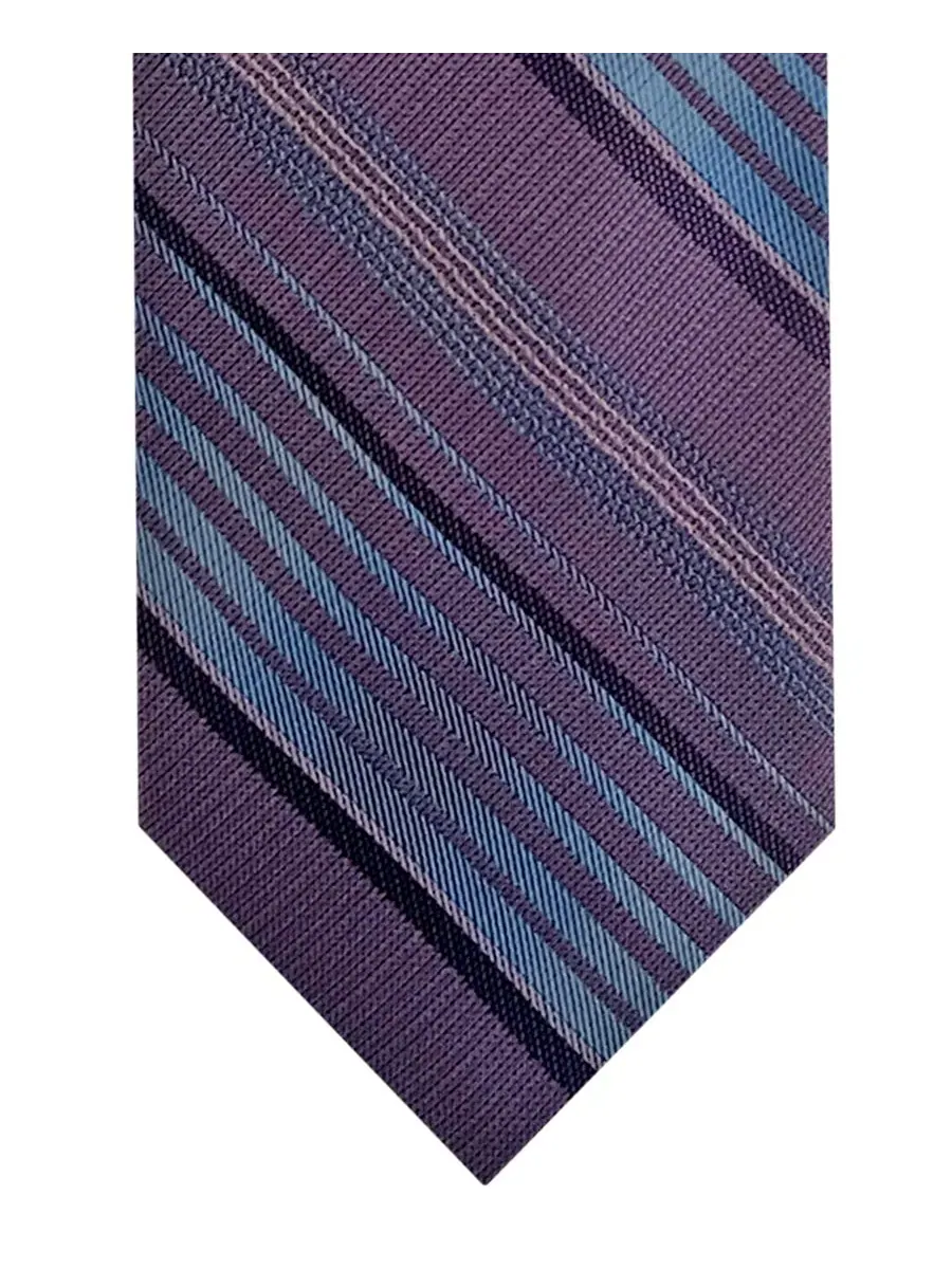 Мужской галстук в многополосную расцветку Van Heusen — изображение 3 из 4, фиолетовый