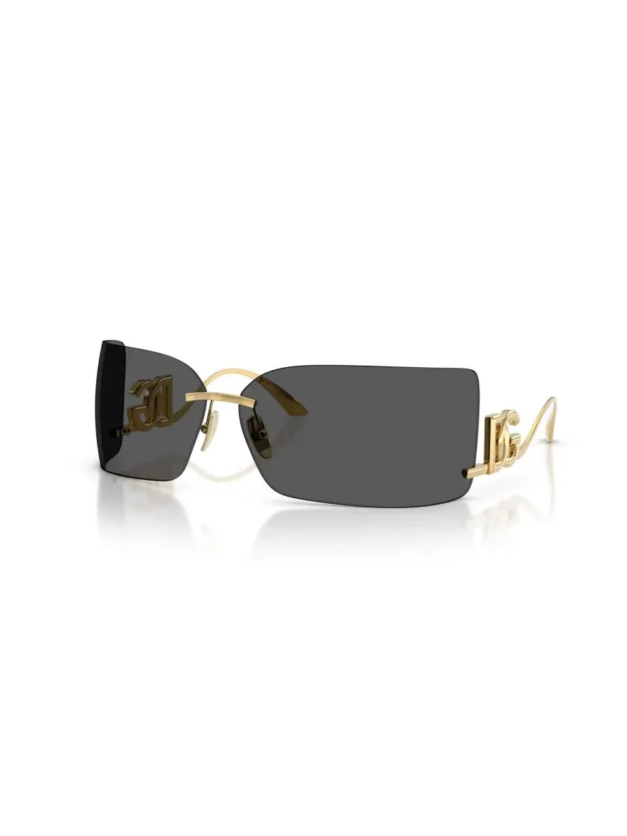 Женские прямоугольные солнцезащитные очки, DG2319 Dolce&Gabbana — изображение 1 из 6, золото
