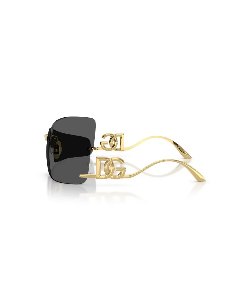 Женские прямоугольные солнцезащитные очки, DG2319 Dolce&Gabbana — изображение 3 из 6, золото