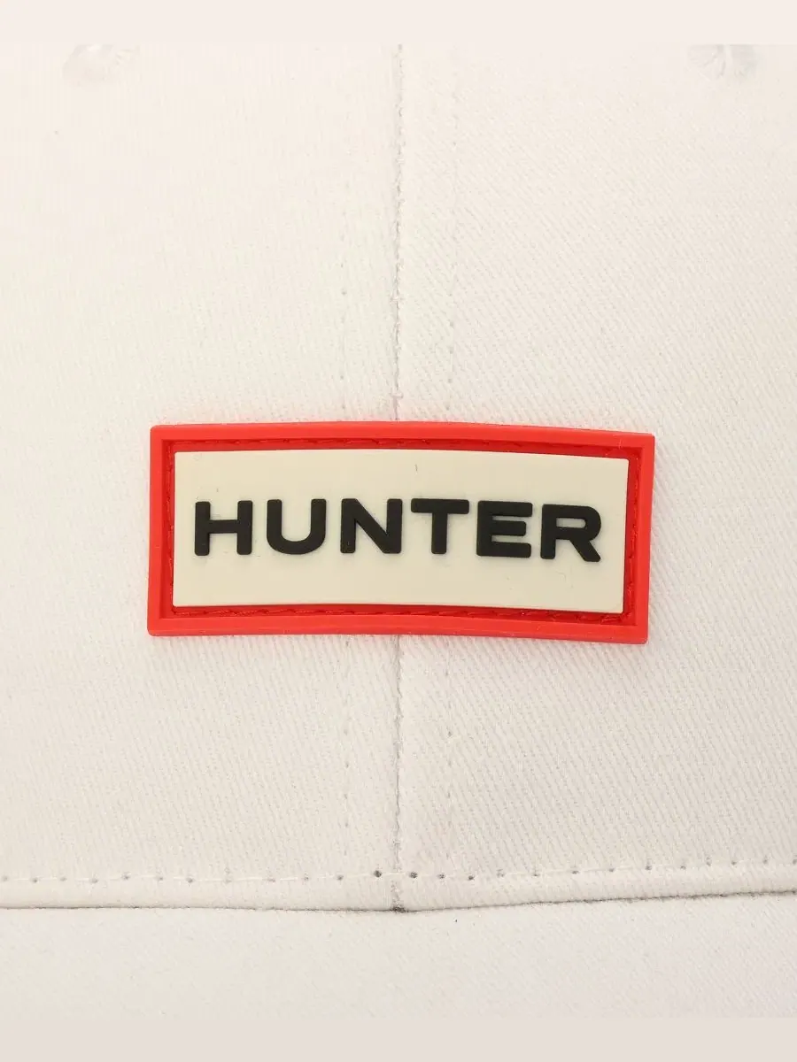 Кепка-бейсболка с логотипом Hunter — изображение 4 из 5, белый