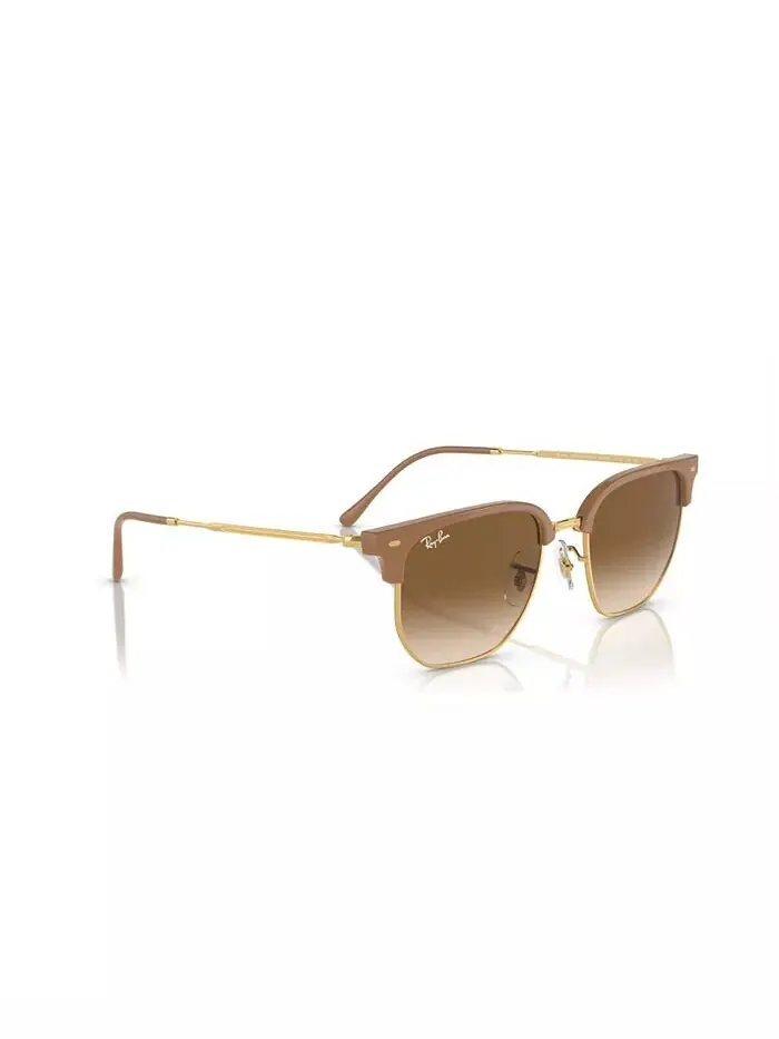 Солнцезащитные очки унисекс New Clubmaster, градиент RB4416 Ray-Ban — изображение 2 из 7, золотистый