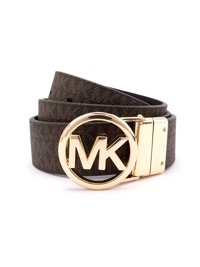 Женский реверсивный ремень 32 мм Michael Kors — изображение 3 из 10, коричневый