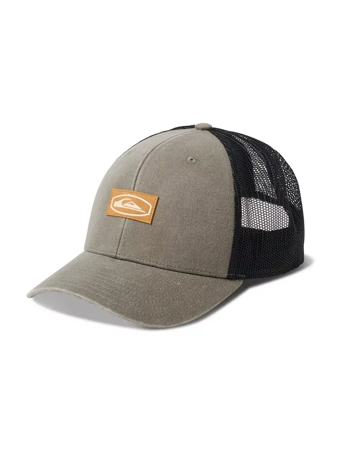 Мужская кепка Forever Trucker Quiksilver — изображение 1 из 3, оливковый