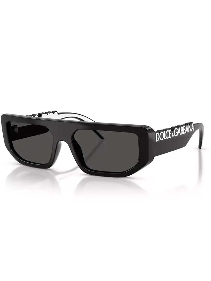 Унисекс прямоугольные солнцезащитные очки, DG6203 Dolce&Gabbana — изображение 1 из 8, черный