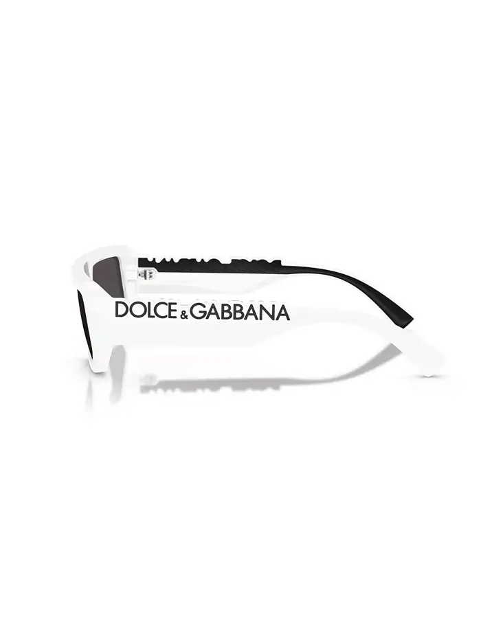 Унисекс прямоугольные солнцезащитные очки, DG6203 Dolce&Gabbana — изображение 3 из 5, белый