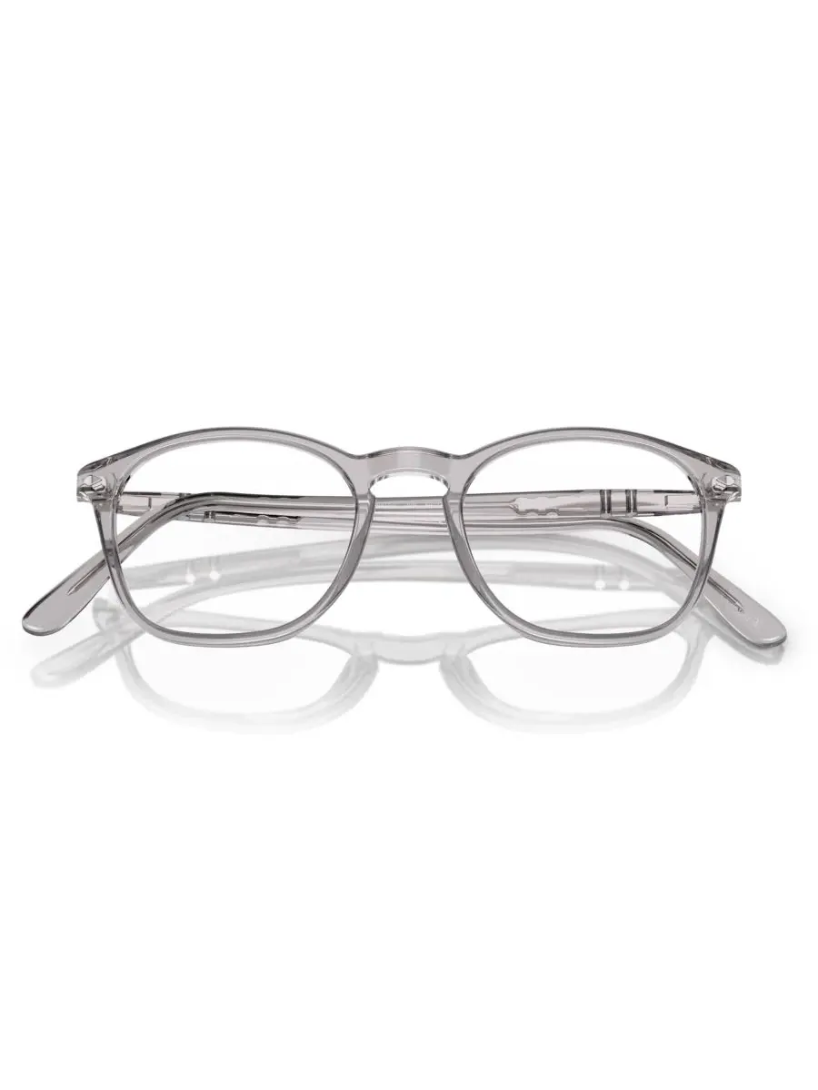 Мужские узкие очки, PO3007V Persol — изображение 2 из 6, прозрачный серый