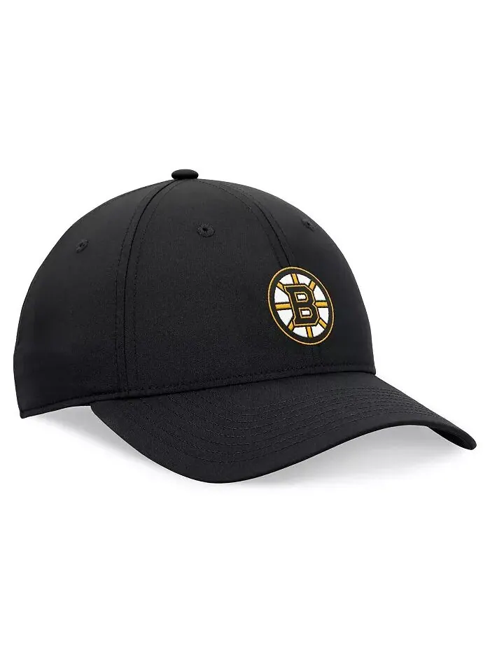 Мужская черная бейсболка Boston Bruins Front Office Ripstop Adjustable Fanatics Signature — изображение 2 из 4
