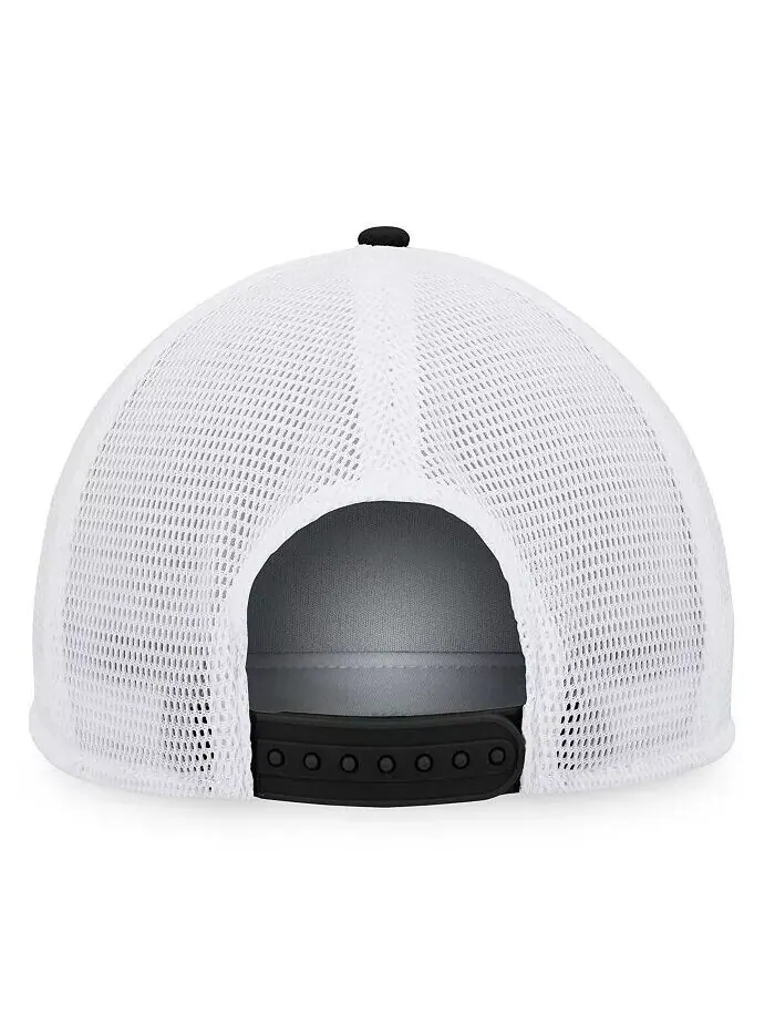 Мужская черная/белая кепка Pittsburgh Penguins из пенопласта с нашивкой спереди Trucker Snapback — изображение 3 из 4