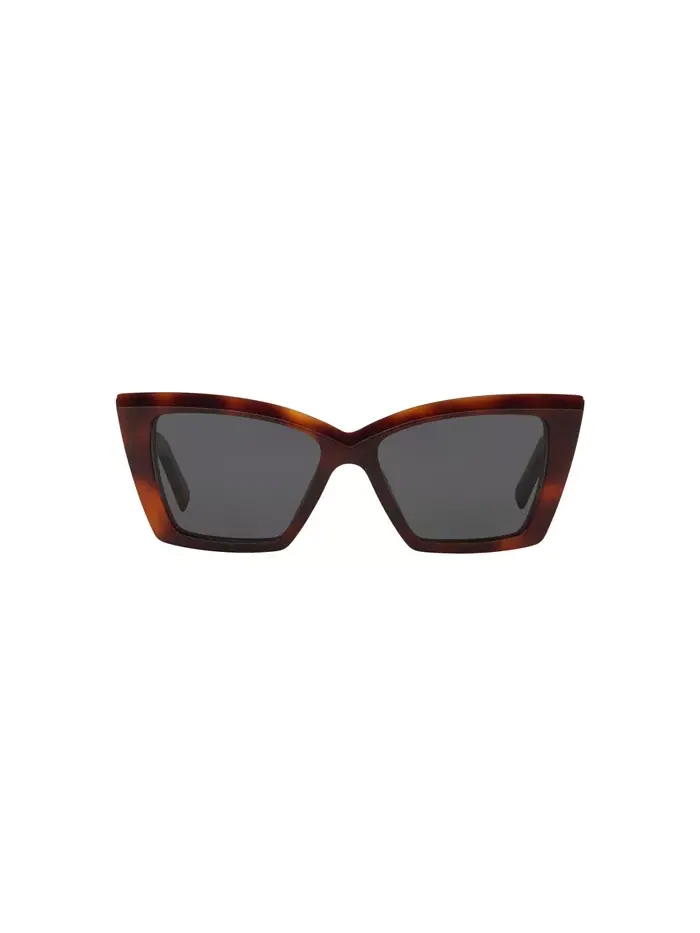Женские солнцезащитные очки «кошачий глаз», SL 657 YS000559 Saint Laurent — изображение 2 из 5, коричневый