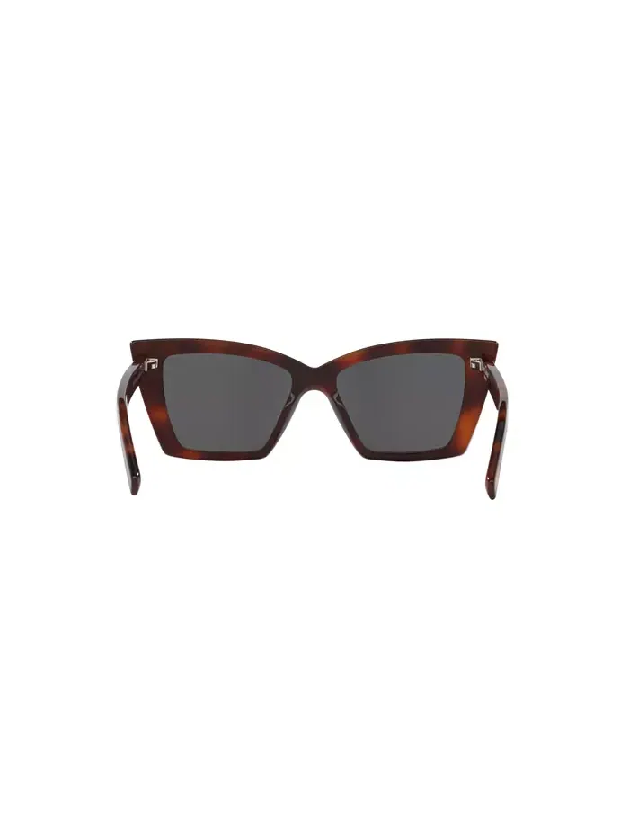 Женские солнцезащитные очки «кошачий глаз», SL 657 YS000559 Saint Laurent — изображение 4 из 5, коричневый