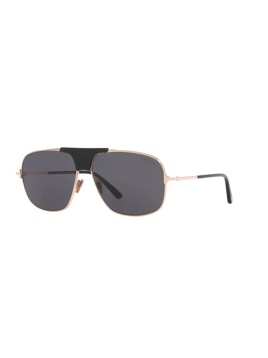 Мужские солнцезащитные очки, Tex TR001829 Tom Ford — изображение 1 из 5, золотистый