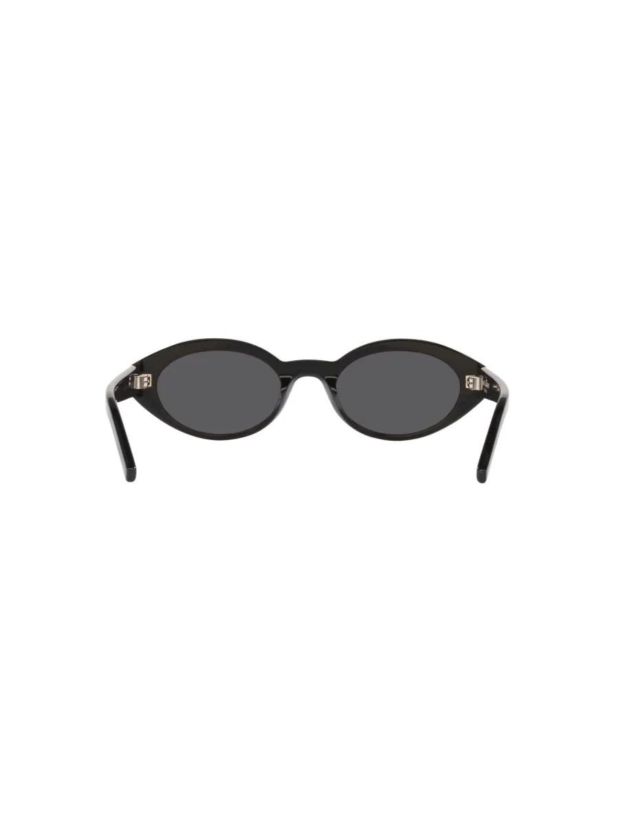 Женские солнцезащитные очки маленького размера, SL 567 YS000433 Saint Laurent — изображение 2 из 5, черный
