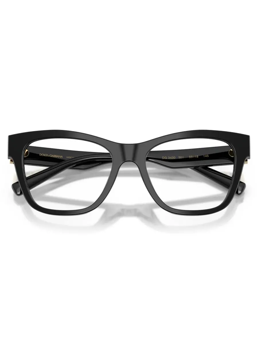 Женские квадратные очки Dolce Gabbana, DG3430 Dolce&Gabbana — изображение 5 из 5, черный