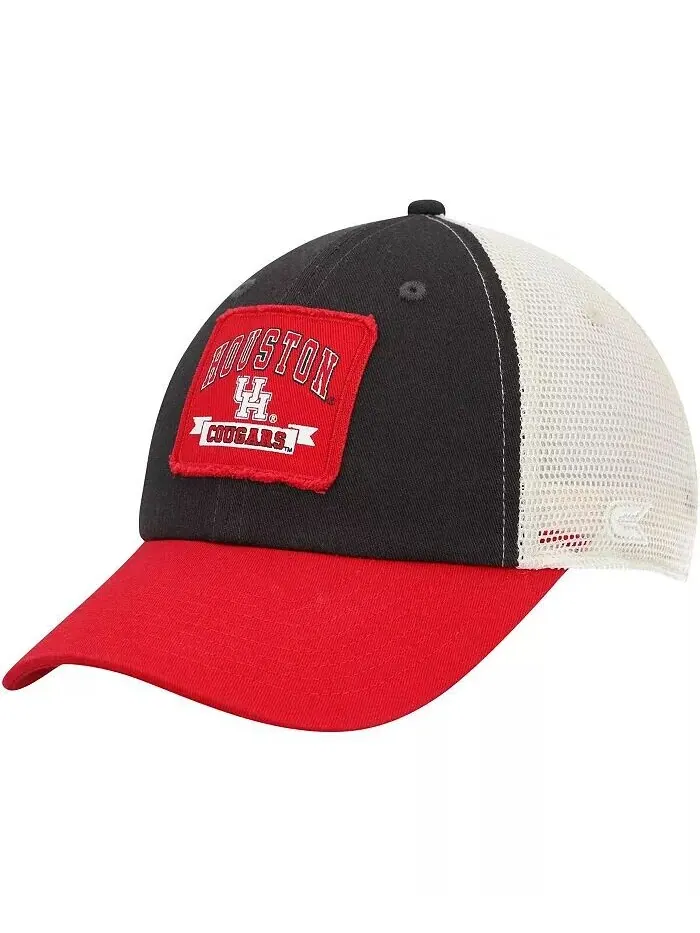 Мужская темно-серая кепка Houston Cougars Objection Snapback Colosseum — изображение 1 из 2, темно-серый