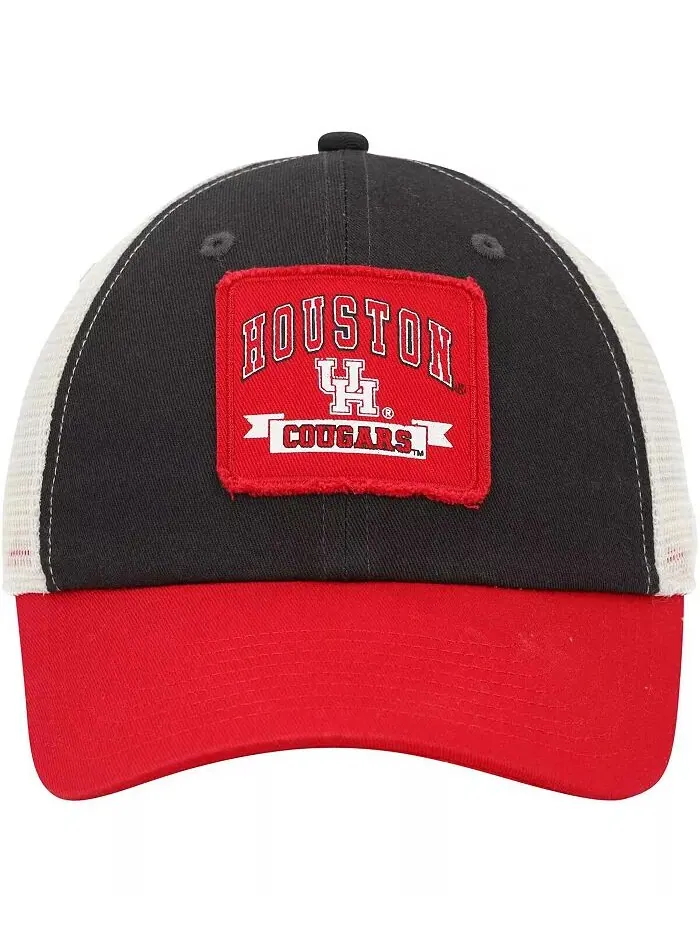 Мужская темно-серая бейсболка Houston Cougars Objection Snapback Colosseum — изображение 2 из 2