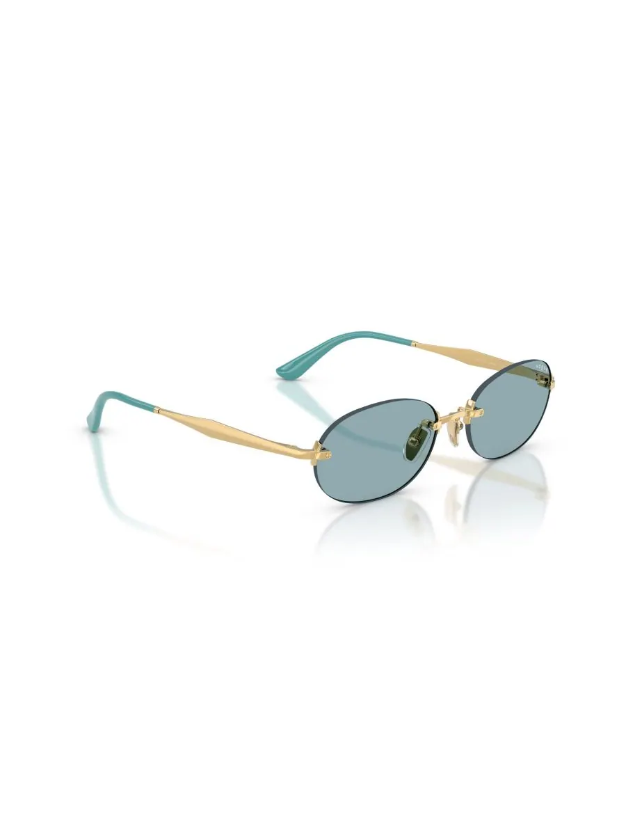 Женские овальные солнцезащитные очки, VO4342S Vogue Eyewear — изображение 6 из 6, золото