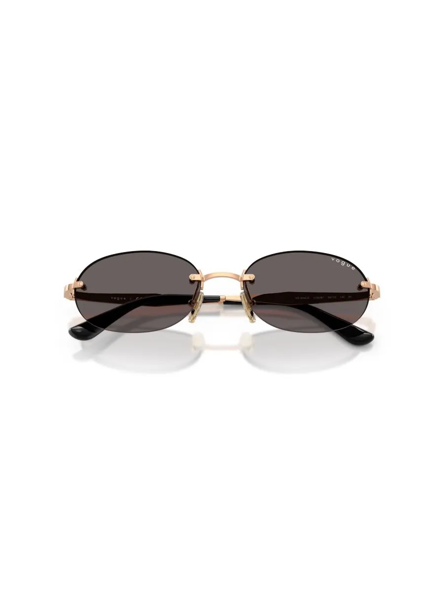 Женские овальные солнцезащитные очки, VO4342S Vogue Eyewear — изображение 5 из 7, розовый золотистый