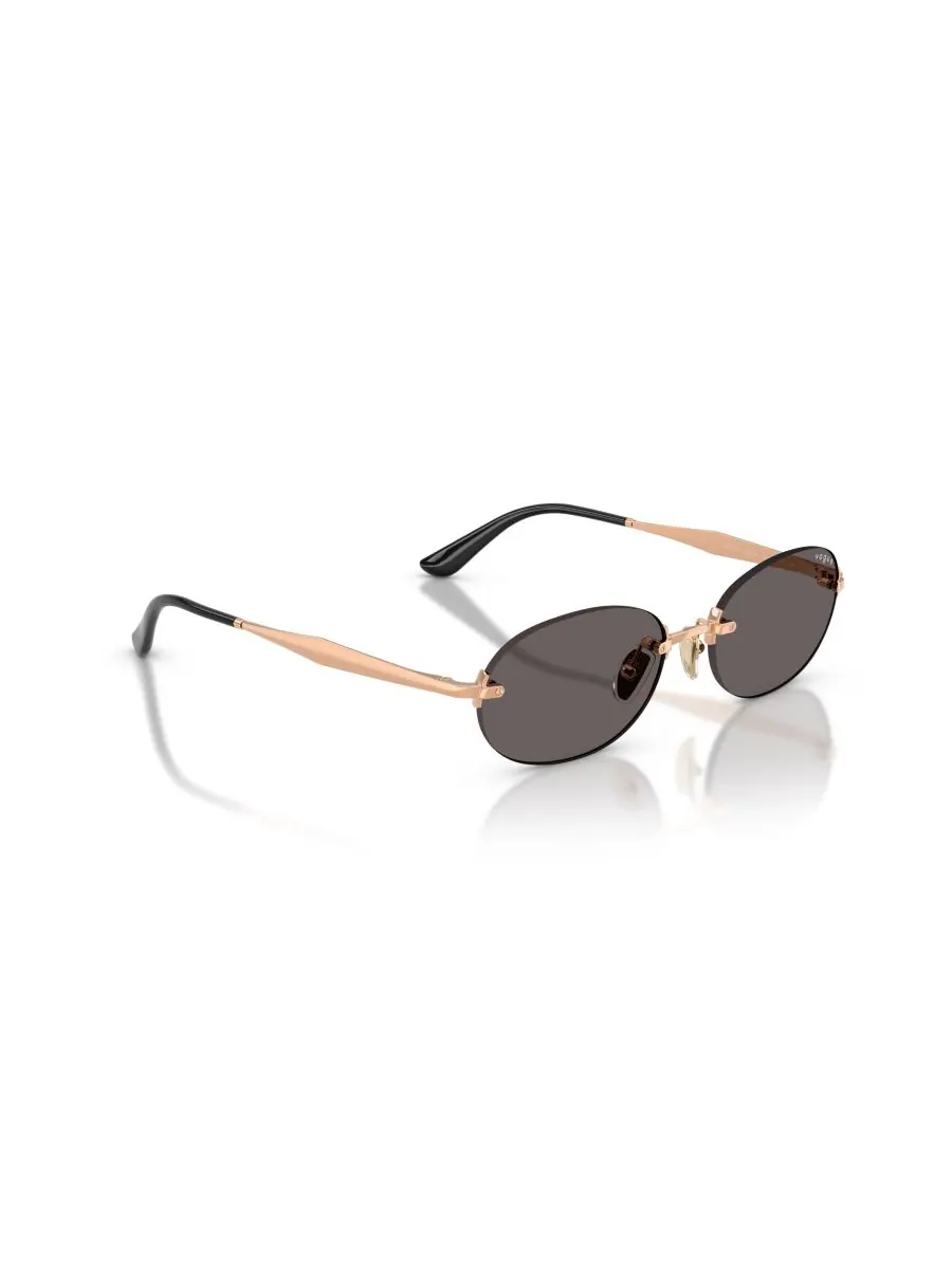 Женские овальные солнцезащитные очки, VO4342S Vogue Eyewear — изображение 6 из 7, розовый золотистый