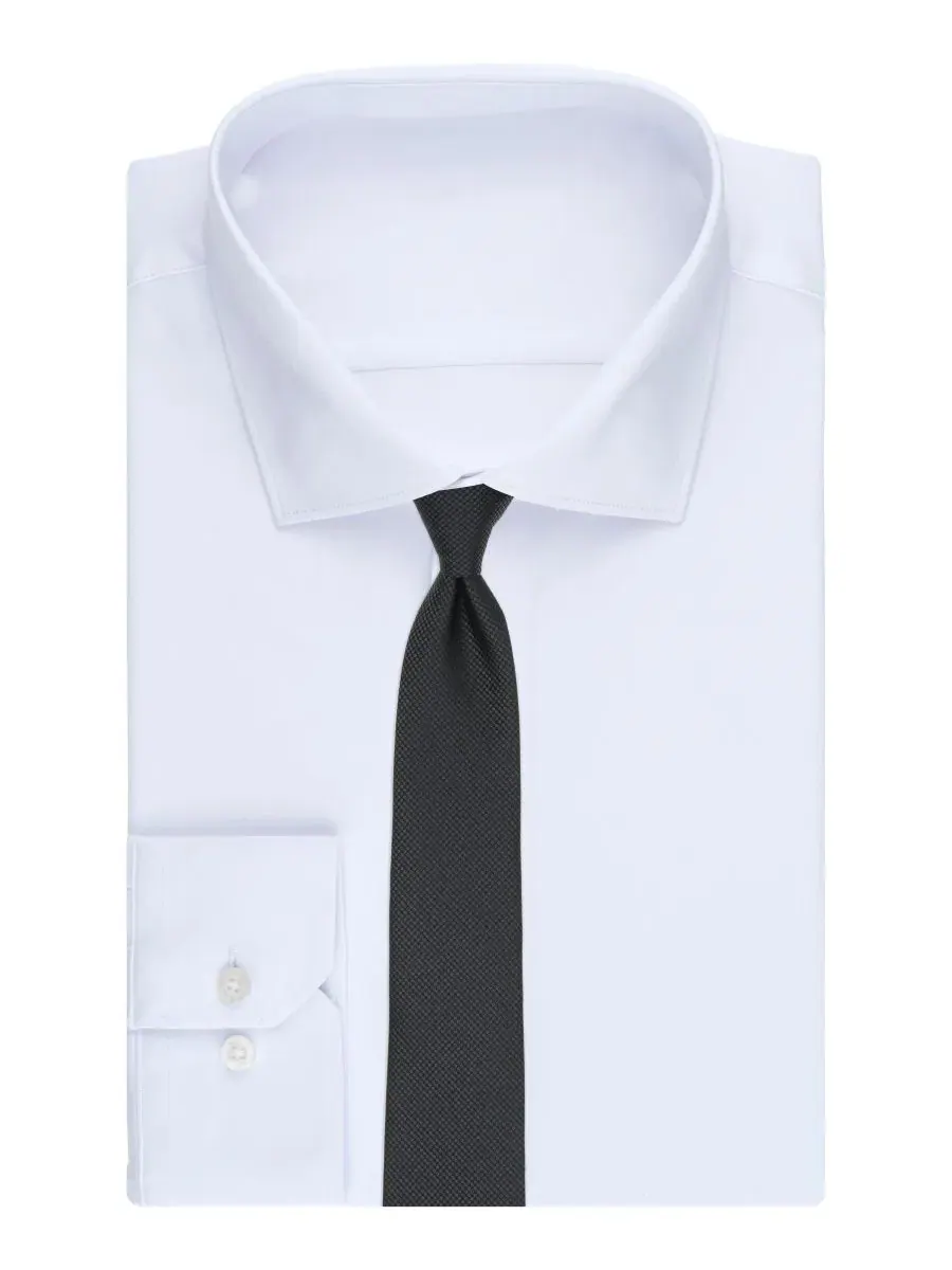 Мужской галстук Wolfe Slim Tie Alfani — изображение 3 из 3, оникс