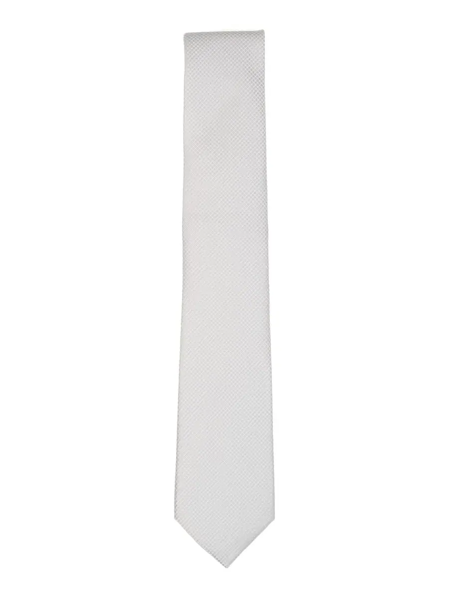 Мужской галстук Wolfe Slim Tie Alfani — изображение 2 из 3, серебряный