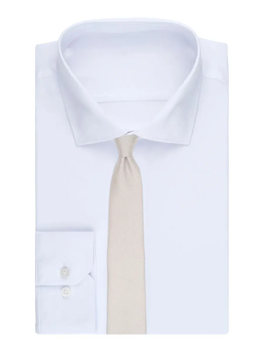 Мужской галстук Wolfe Slim Tie Alfani — изображение 3 из 3, белый