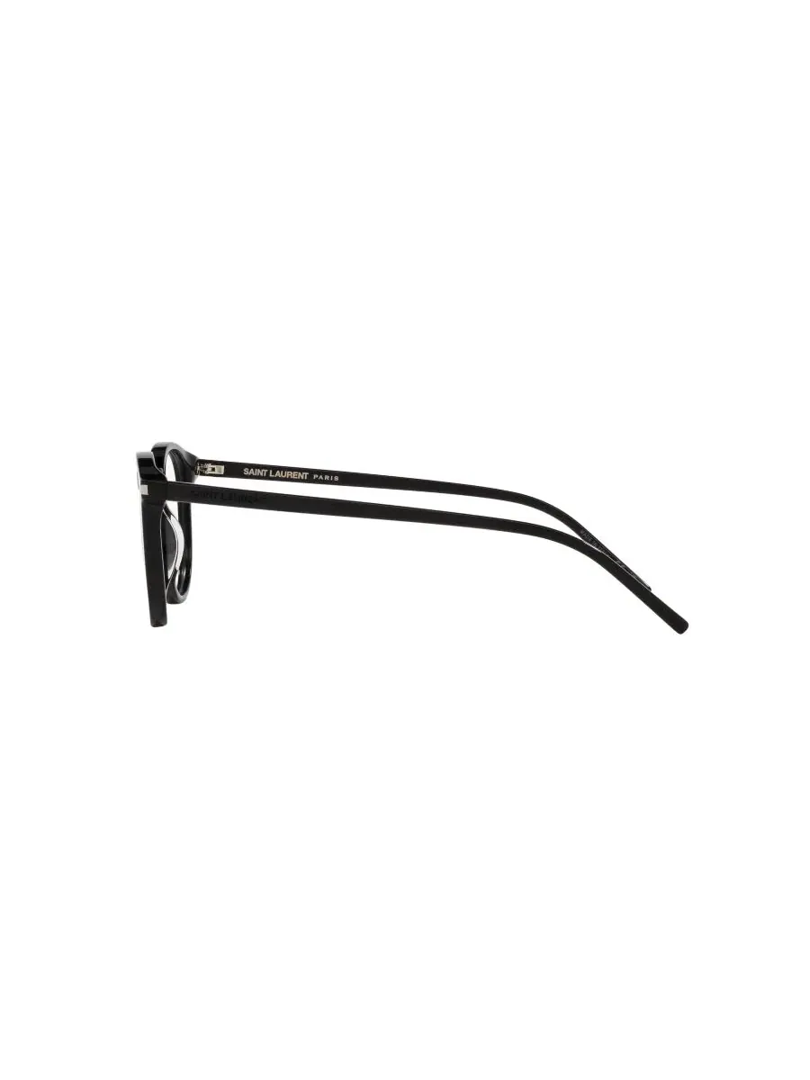 Очки оптические круглые из ацетата SL 106 Saint Laurent — изображение 3 из 5, черный