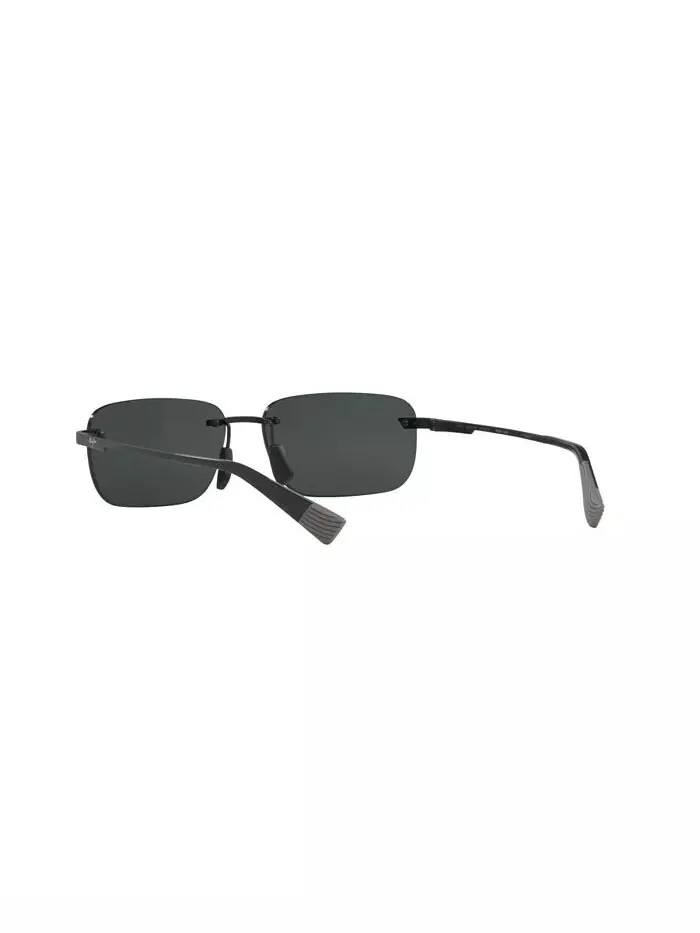 Мужские поляризованные солнцезащитные очки, Lanakila Maui Jim — изображение 7 из 10, черный