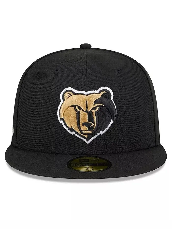 Мужская черная приталенная шляпа Memphis Grizzlies 2023/24 City Edition Alternate 59FIFTY New Era — изображение 4 из 4